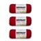 Bernat Super Value Cherry Red Yarn - 3 Pack of 198g/7oz - Acrylic - 4 Medium (Worsted) - 426 Yards - Knitting/Crochet